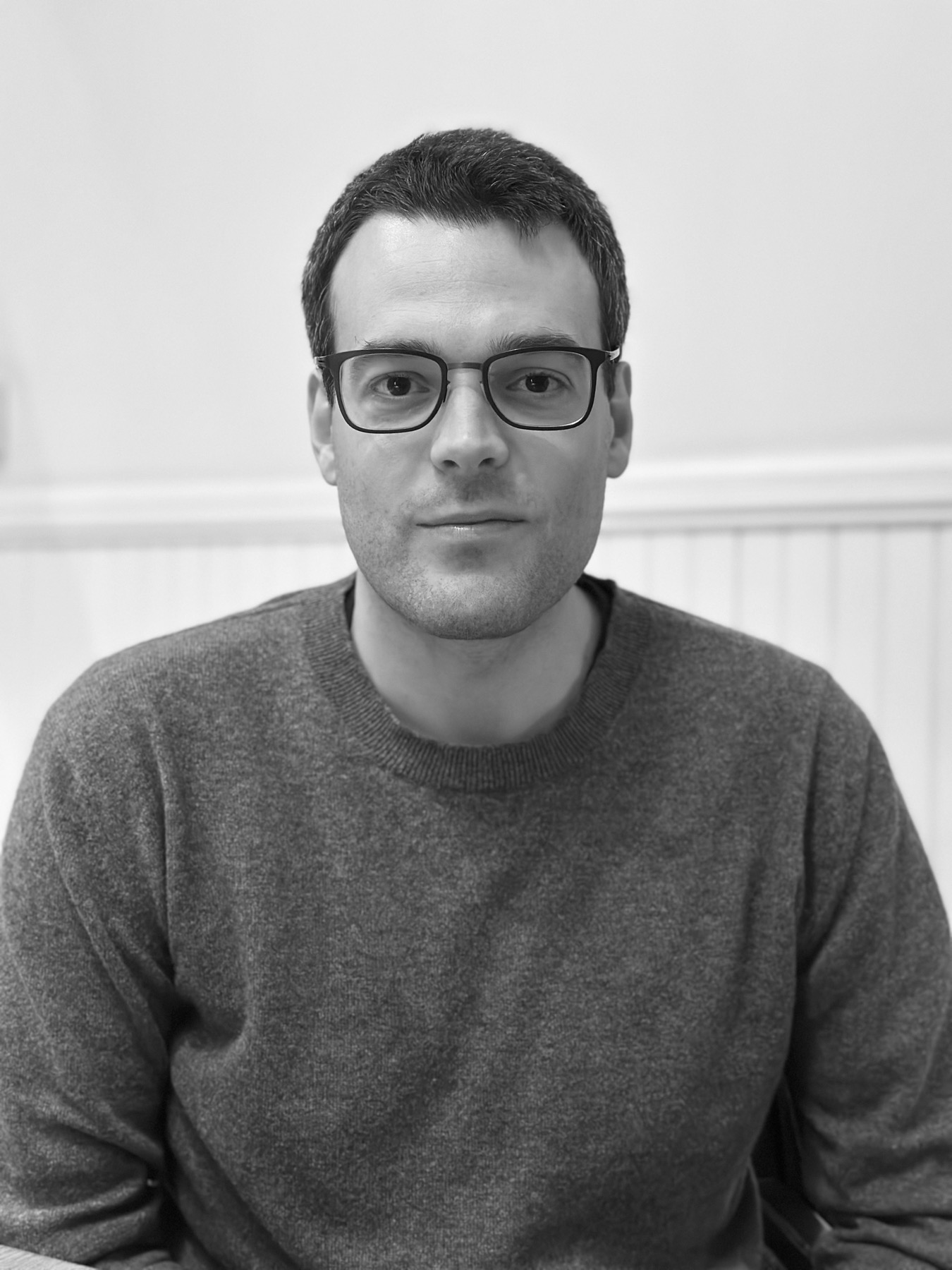 Black and white portrait of project participant 1